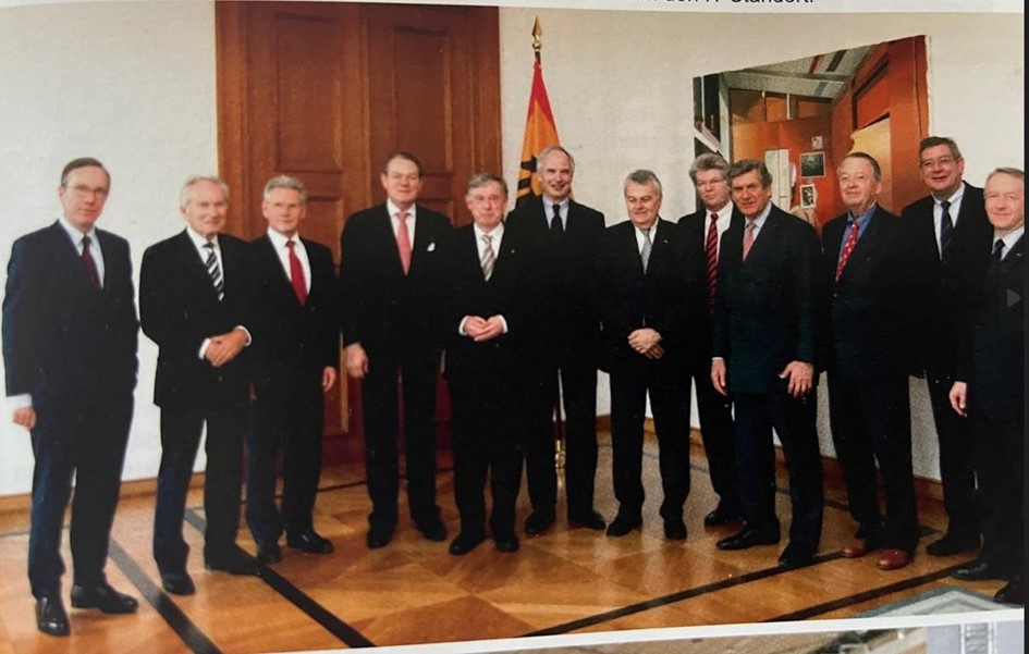 Prof. Dr. August-Wilhelm Scheer mit Bundespräsident Horst Köhler