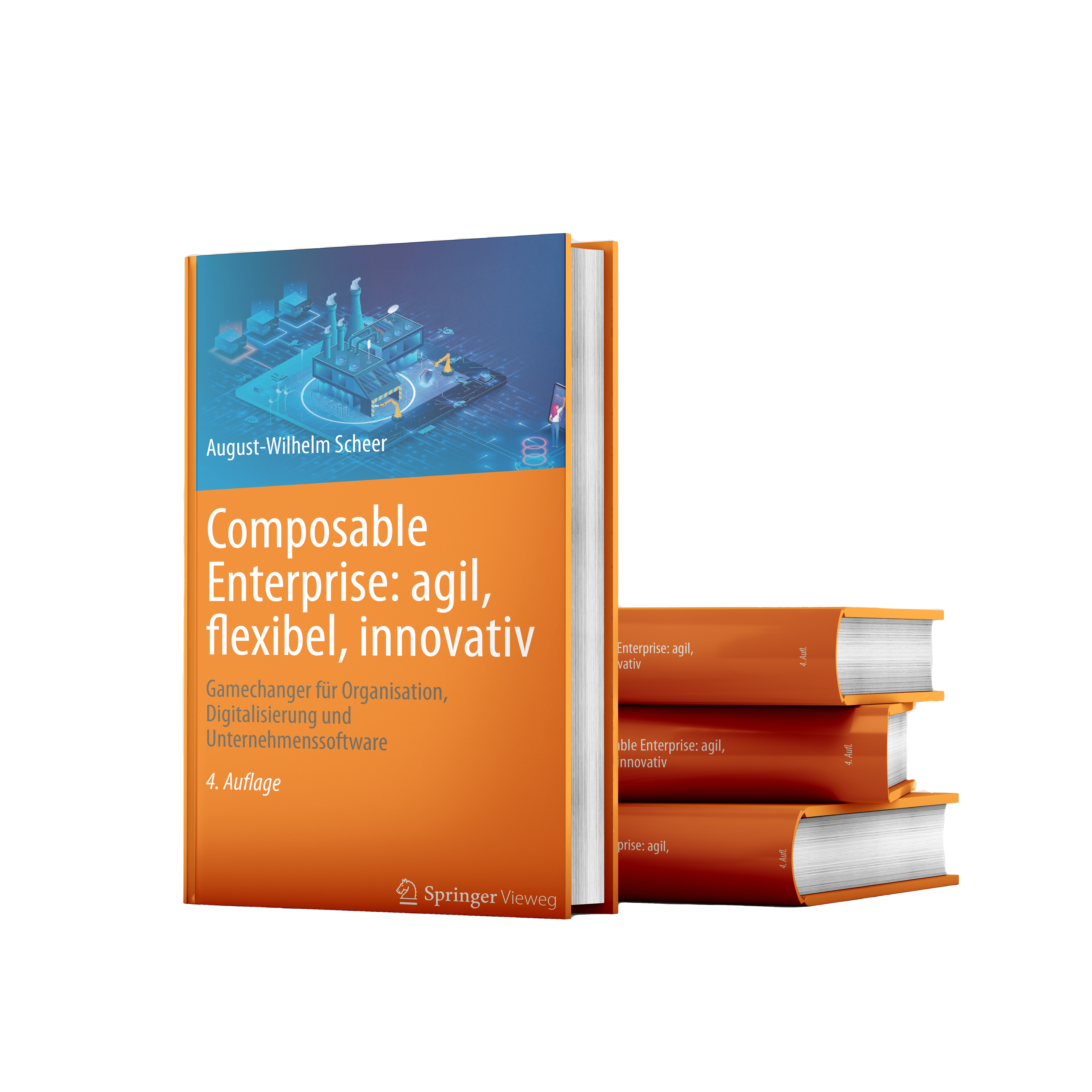 Buch von Prof. Dr. August-Wilhelm Scheer zum Thema Composable Enterprise (Springer Verlag)
